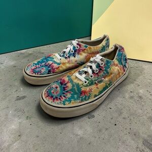 Vans Multicolor Tie-Dye Canvas Shoes lace